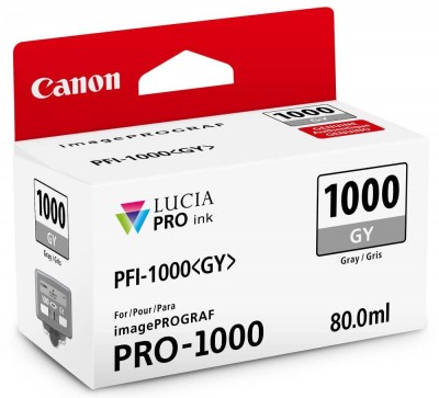 Inkoust Canon PFI-1000G 0552C001 grey 80ml