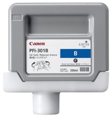 Inkoust Canon PFI-301B cyan