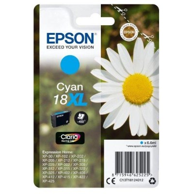 Inkoust Epson 18XL C13T18124012 cyan