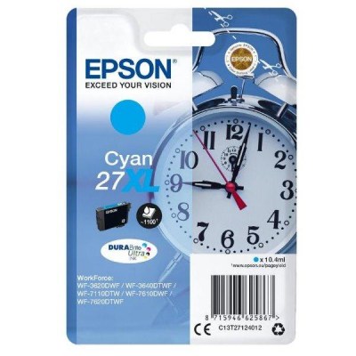 Inkoust Epson 27XL C13T27124012 cyan