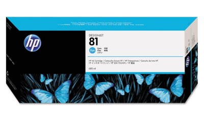 Inkoust HP 81 C4931A cyan