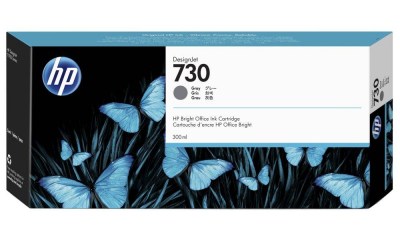Inkoust HP 730 P2V72A gray