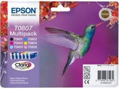 Inkoust Epson T0807 C13T080740 multipack