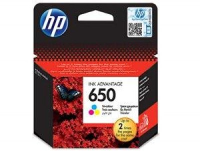 Inkoust HP 650 CZ102AE color
