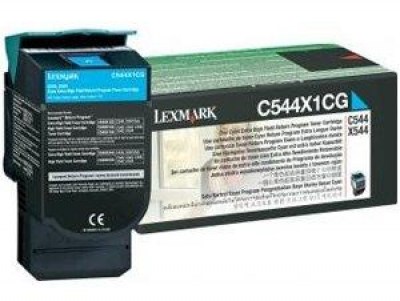 Toner Lexmark C544X1CG cyan 4000K 