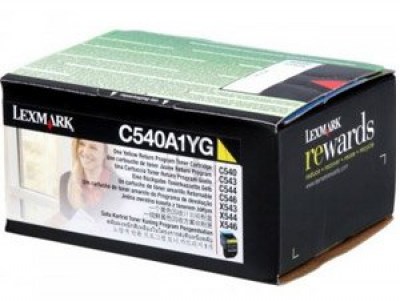 Toner Lexmark C540A1YG yellow 1000K 