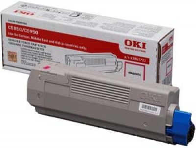 Toner OKI 43865722 magenta 6000K 